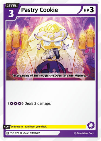 Image for Pastry Cookie (BS2-072) (BS1-BS2) - CookieRun: Braverse TCG