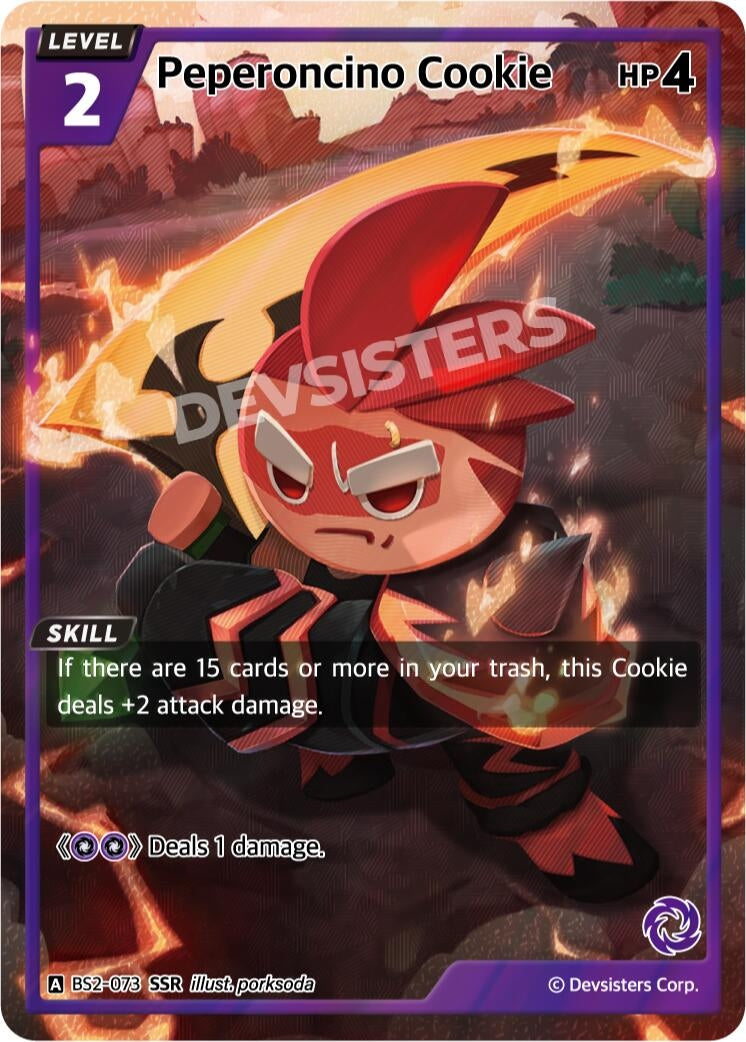 Image for Peperoncino Cookie (SSR) (BS2-073) (BS1-BS2) - CookieRun: Braverse TCG