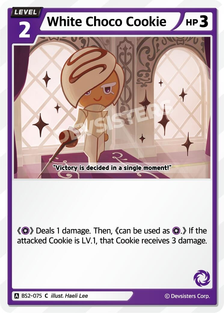 Image for White Choco Cookie (BS2-075) (BS1-BS2) - CookieRun: Braverse TCG