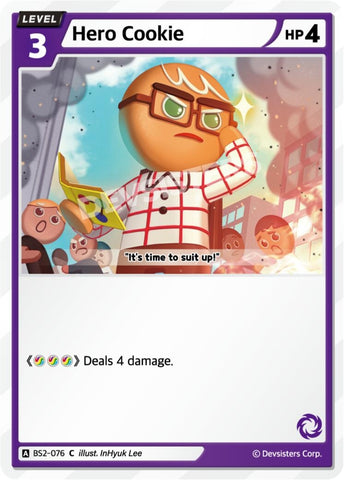 Image for Hero Cookie (BS2-076) (BS1-BS2) - CookieRun: Braverse TCG