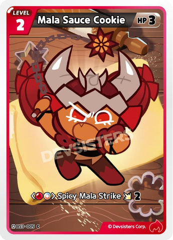 Image for Mala Sauce Cookie (005) (BS3-005) (BS3-BS4) - CookieRun: Braverse TCG