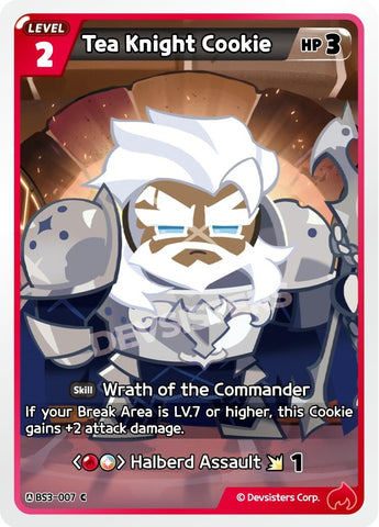 Image for Tea Knight Cookie (BS3-007) (BS3-BS4) - CookieRun: Braverse TCG