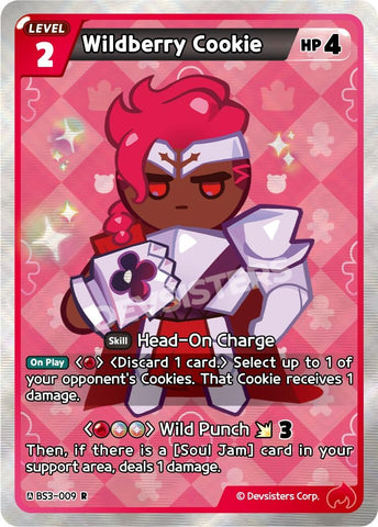 Image for Wildberry Cookie (009) (BS3-009) (BS3-BS4) - CookieRun: Braverse TCG