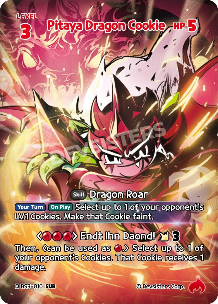 Image for Pitaya Dragon Cookie (SUR) (BS3-010) (BS3-BS4) - CookieRun: Braverse TCG