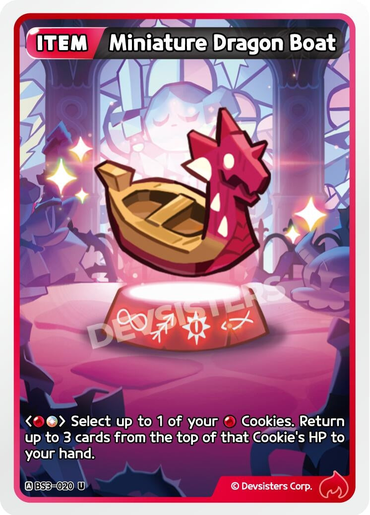 Image for Miniature Dragon Boat (BS3-020) (BS3-BS4) - CookieRun: Braverse TCG