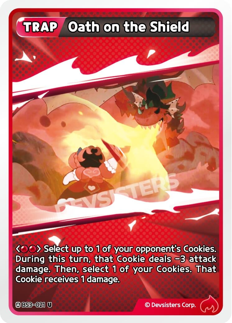 Image for Oath on the Shield (BS3-021) (BS3-BS4) - CookieRun: Braverse TCG