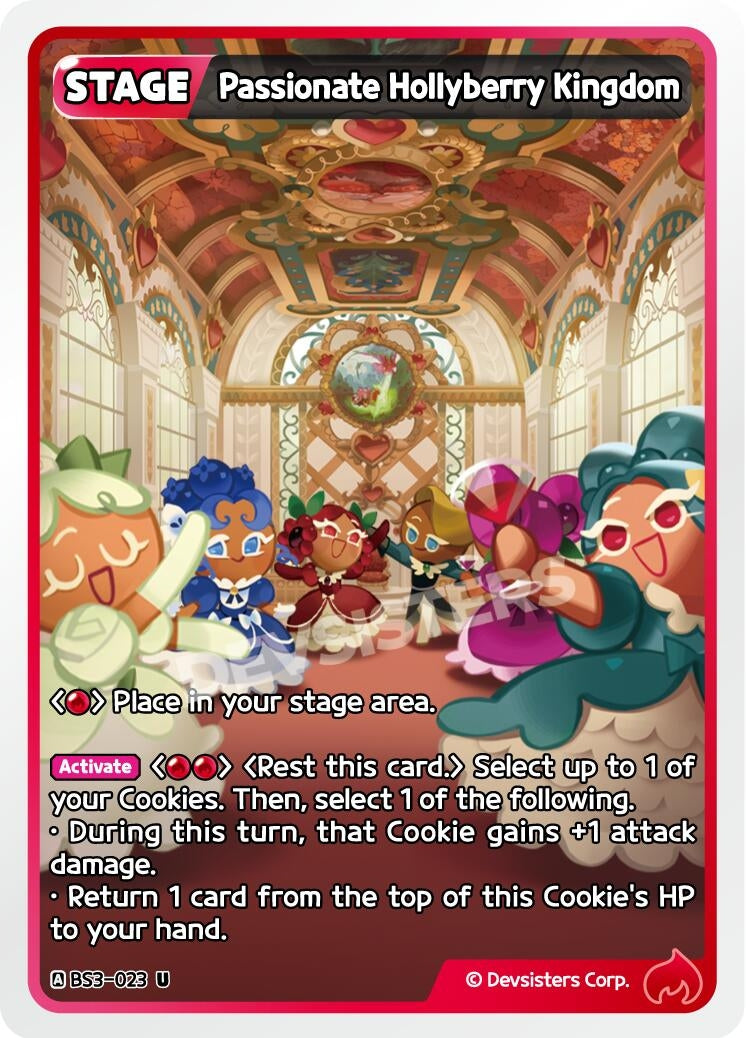 Image for Passionate Hollyberry Kingdom (BS3-023) (BS3-BS4) - CookieRun: Braverse TCG