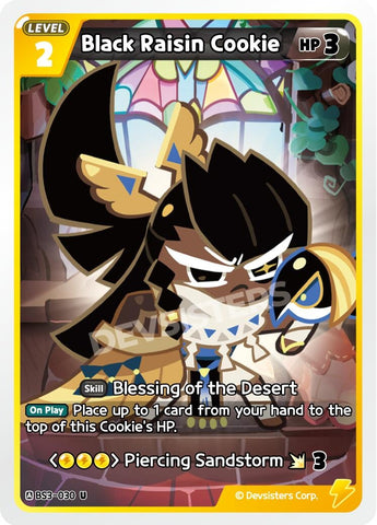 Image for Black Raisin Cookie (030) (BS3-030) (BS3-BS4) - CookieRun: Braverse TCG