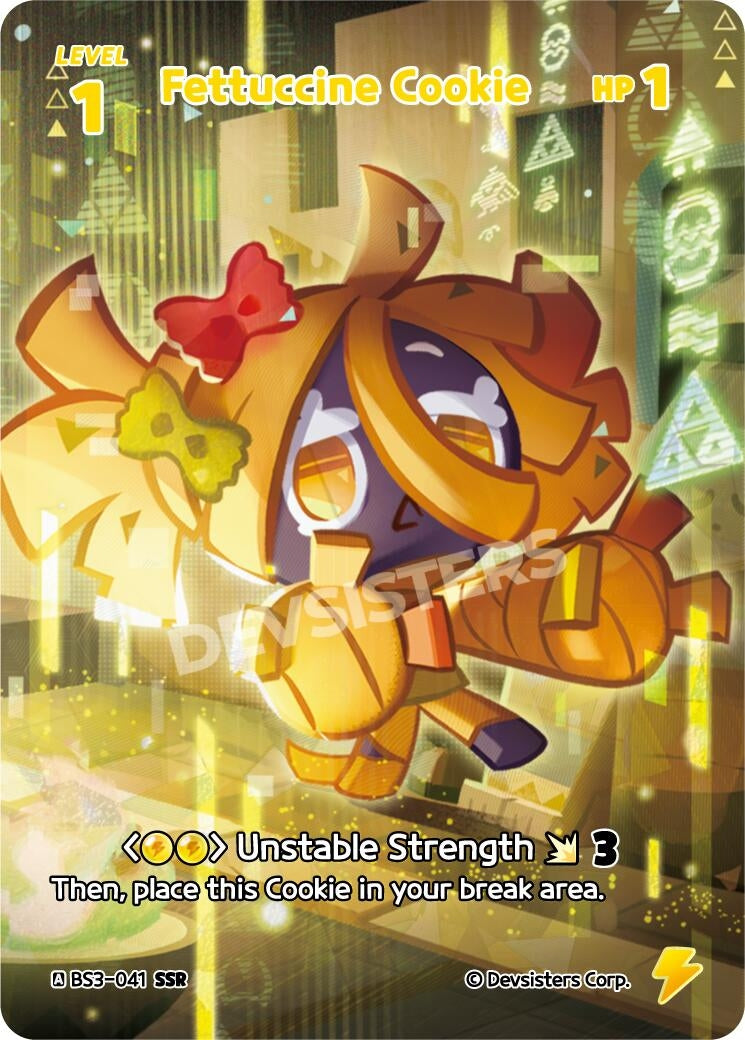 Image for Fettuccine Cookie (SSR) (BS3-041) (BS3-BS4) - CookieRun: Braverse TCG