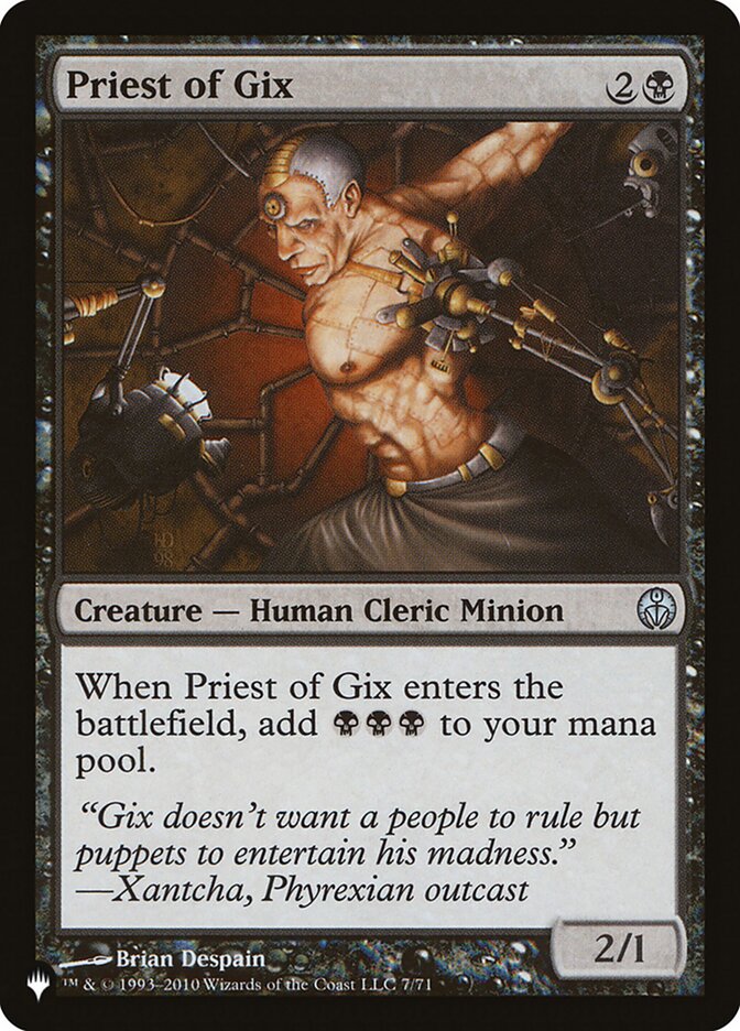 Prêtre de Gix [The List]
