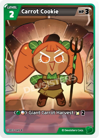 Image for Carrot Cookie (BS3-049) (BS3-BS4) - CookieRun: Braverse TCG