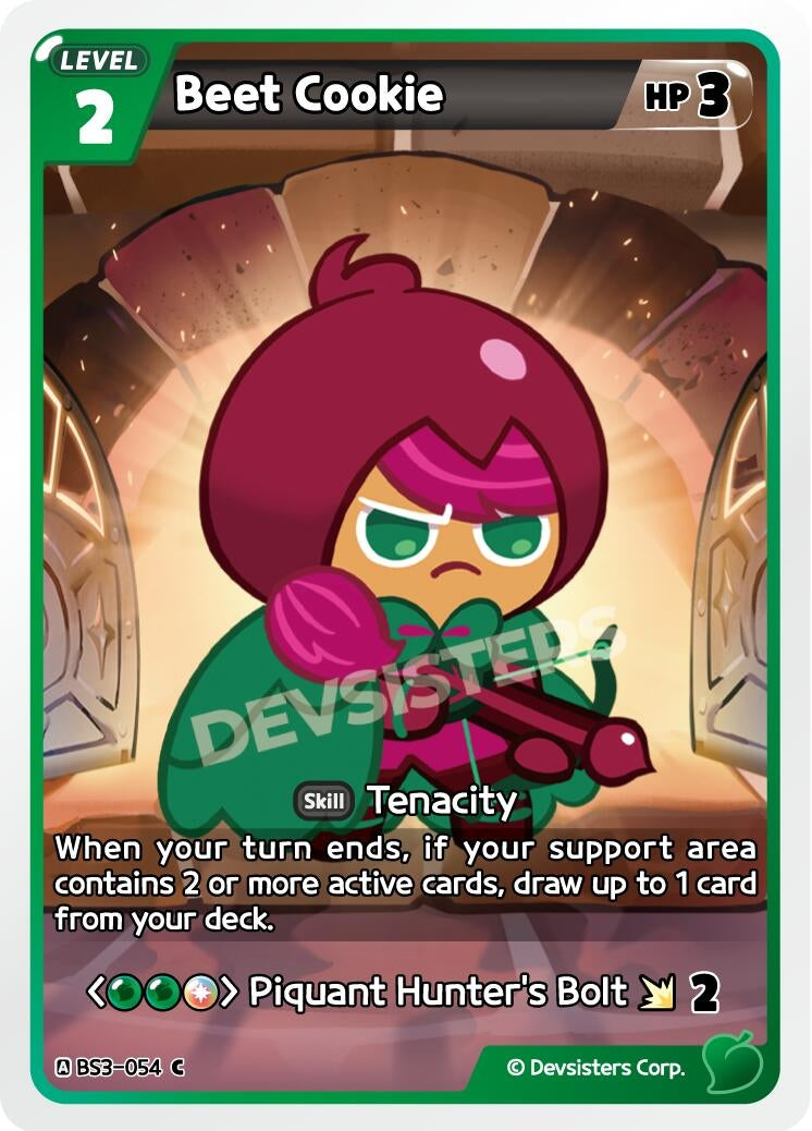 Image for Beet Cookie (054) (BS3-054) (BS3-BS4) - CookieRun: Braverse TCG