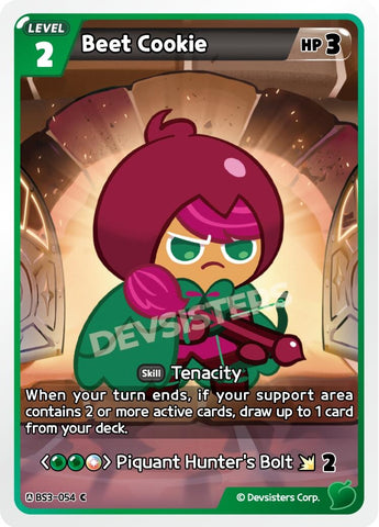 Image for Beet Cookie (054) (BS3-054) (BS3-BS4) - CookieRun: Braverse TCG