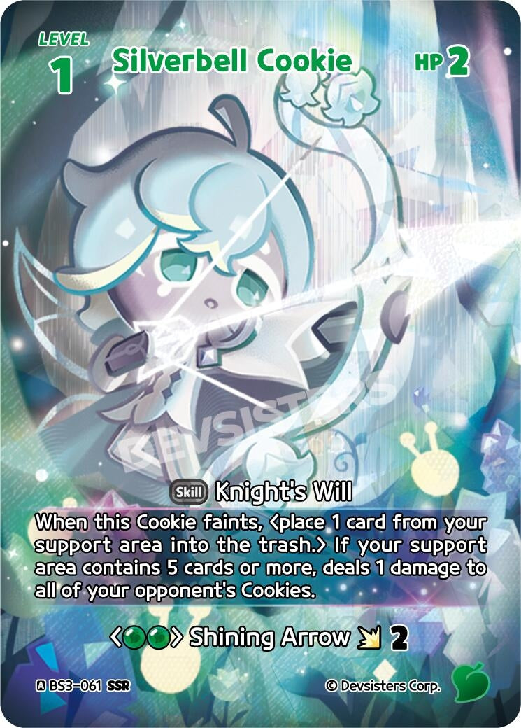 Image for Silverbell Cookie (SSR) (BS3-061) (BS3-BS4) - CookieRun: Braverse TCG