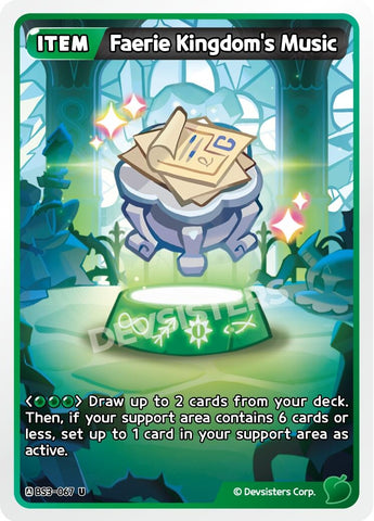 Image for Faerie Kingdom's Music (BS3-067) (BS3-BS4) - CookieRun: Braverse TCG