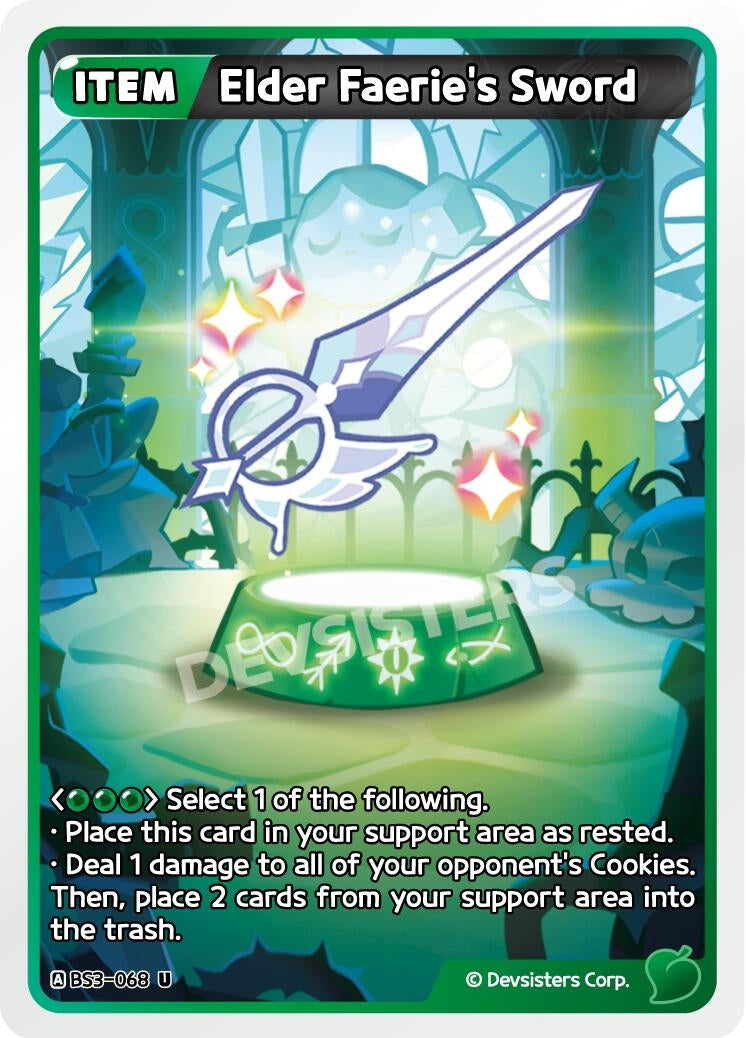 Image for Elder Faerie's Sword (BS3-068) (BS3-BS4) - CookieRun: Braverse TCG