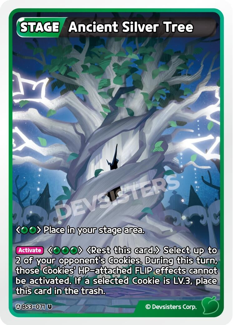 Image for Ancient Silver Tree (BS3-071) (BS3-BS4) - CookieRun: Braverse TCG