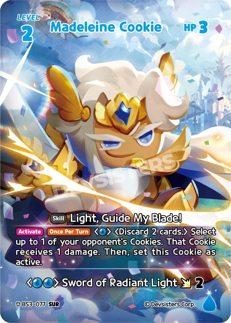 Image for Madeleine Cookie (077) (SUR) (BS3-077) (BS3-BS4) - CookieRun: Braverse TCG