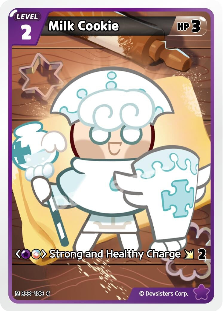 Image for Milk Cookie (BS3-108) (BS3-BS4) - CookieRun: Braverse TCG