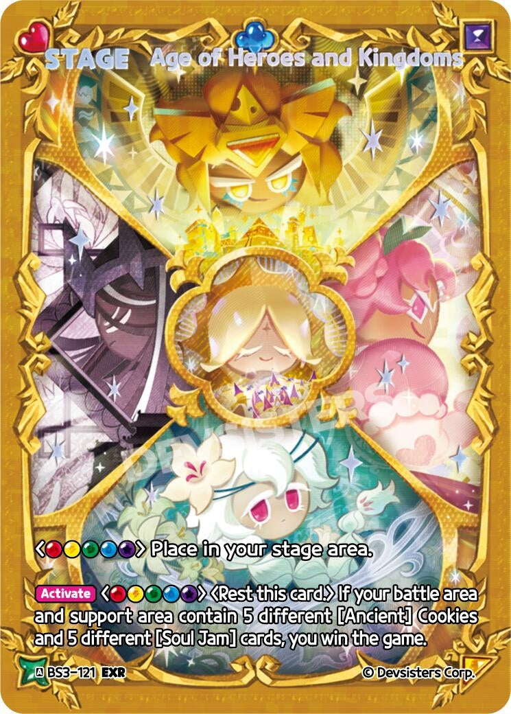 Image for Age of Heroes and Kingdoms (EXR) (BS3-121) (BS3-BS4) - CookieRun: Braverse TCG