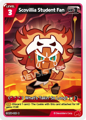Image for Scovillia Student Fan (BS4-010) (BS3-BS4) - CookieRun: Braverse TCG
