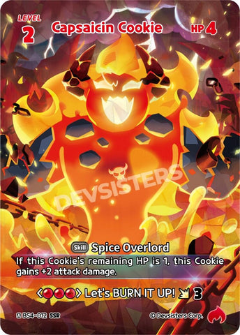 Image for Capsaicin Cookie (012) (SSR) (BS4-012) (BS3-BS4) - CookieRun: Braverse TCG