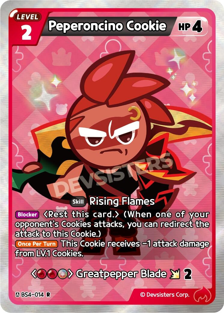 Image for Peperoncino Cookie (BS4-014) (BS3-BS4) - CookieRun: Braverse TCG