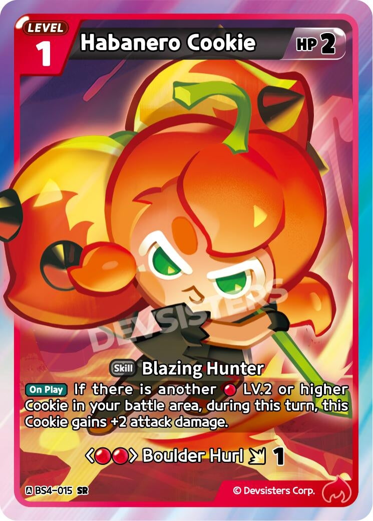 Image for Habanero Cookie (BS4-015) (BS3-BS4) - CookieRun: Braverse TCG