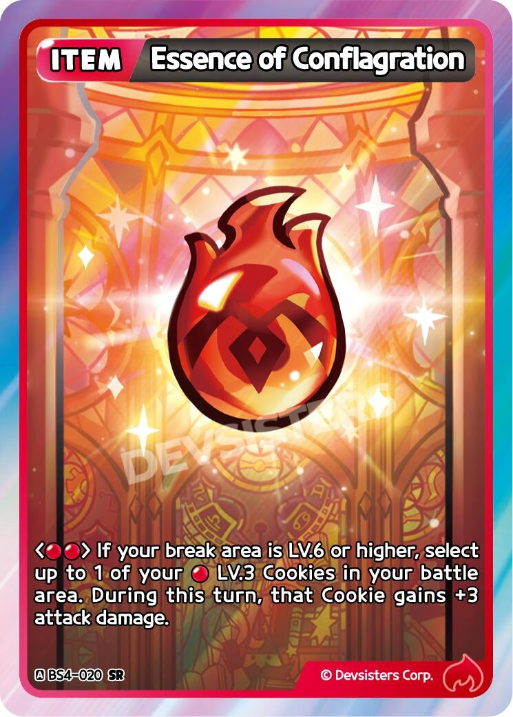 Image for Essence of Conflagration (BS4-020) (BS3-BS4) - CookieRun: Braverse TCG