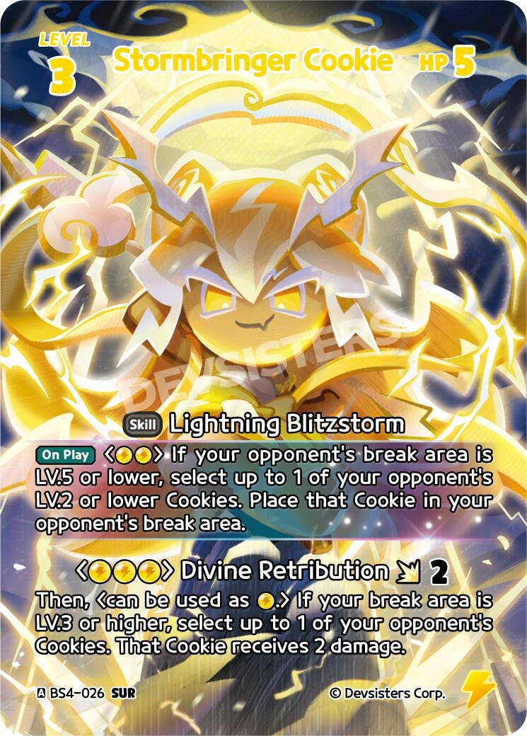 Image for Stormbringer Cookie (SUR) (BS4-026) (BS3-BS4) - CookieRun: Braverse TCG