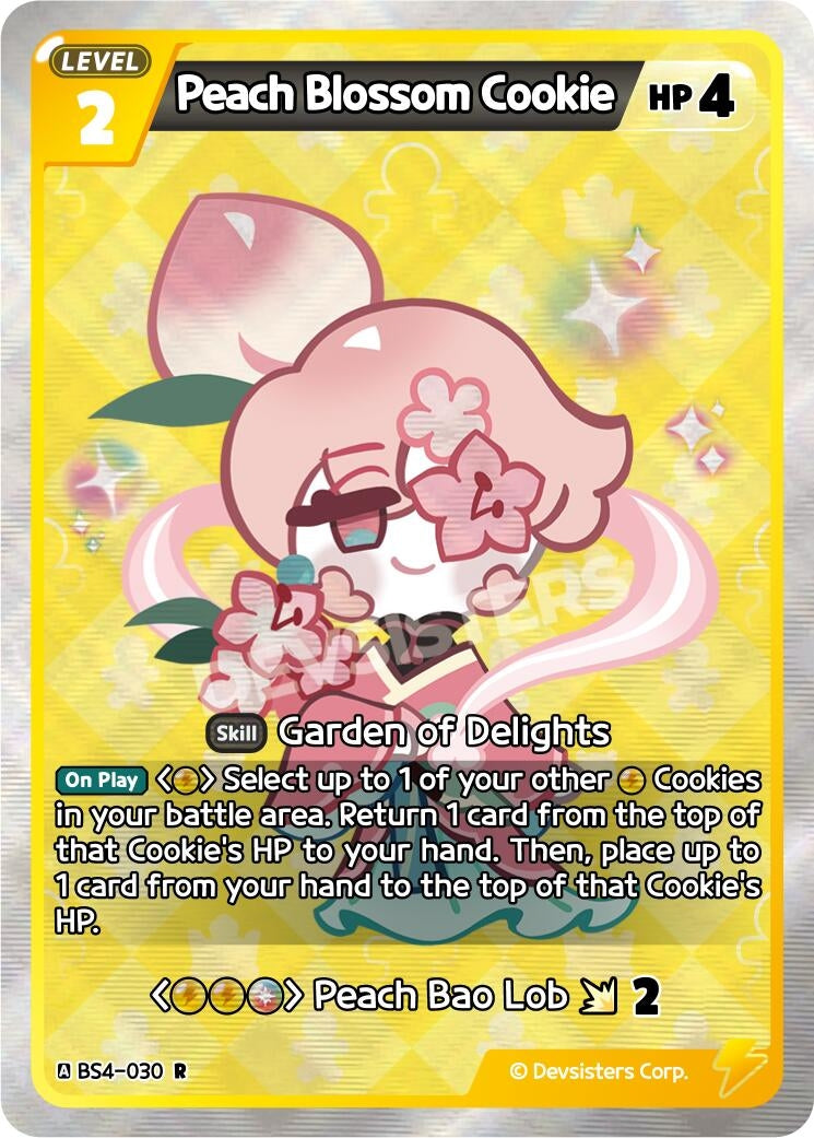 Image for Peach Blossom Cookie (BS4-030) (BS3-BS4) - CookieRun: Braverse TCG