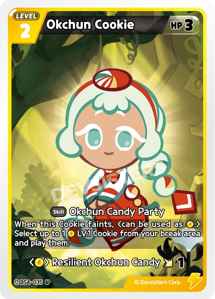 Image for Okchun Cookie (BS4-035) (BS3-BS4) - CookieRun: Braverse TCG