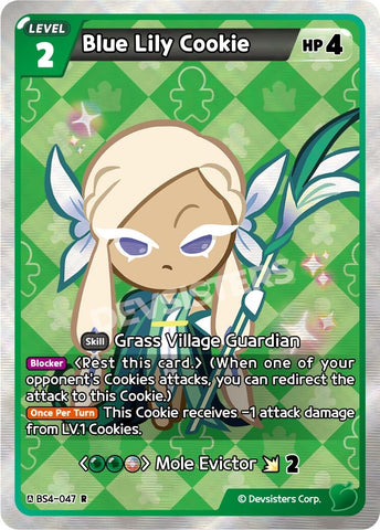 Image for Blue Lily Cookie (BS4-047) (BS3-BS4) - CookieRun: Braverse TCG