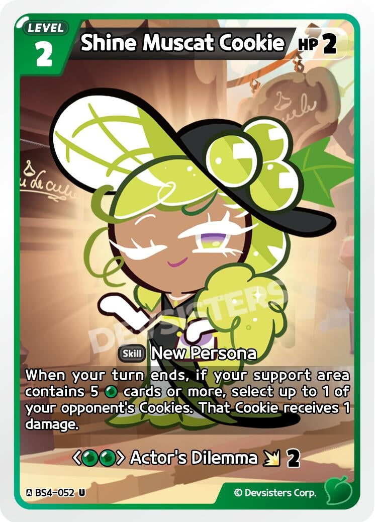 Image for Shine Muscat Cookie (BS4-052) (BS3-BS4) - CookieRun: Braverse TCG