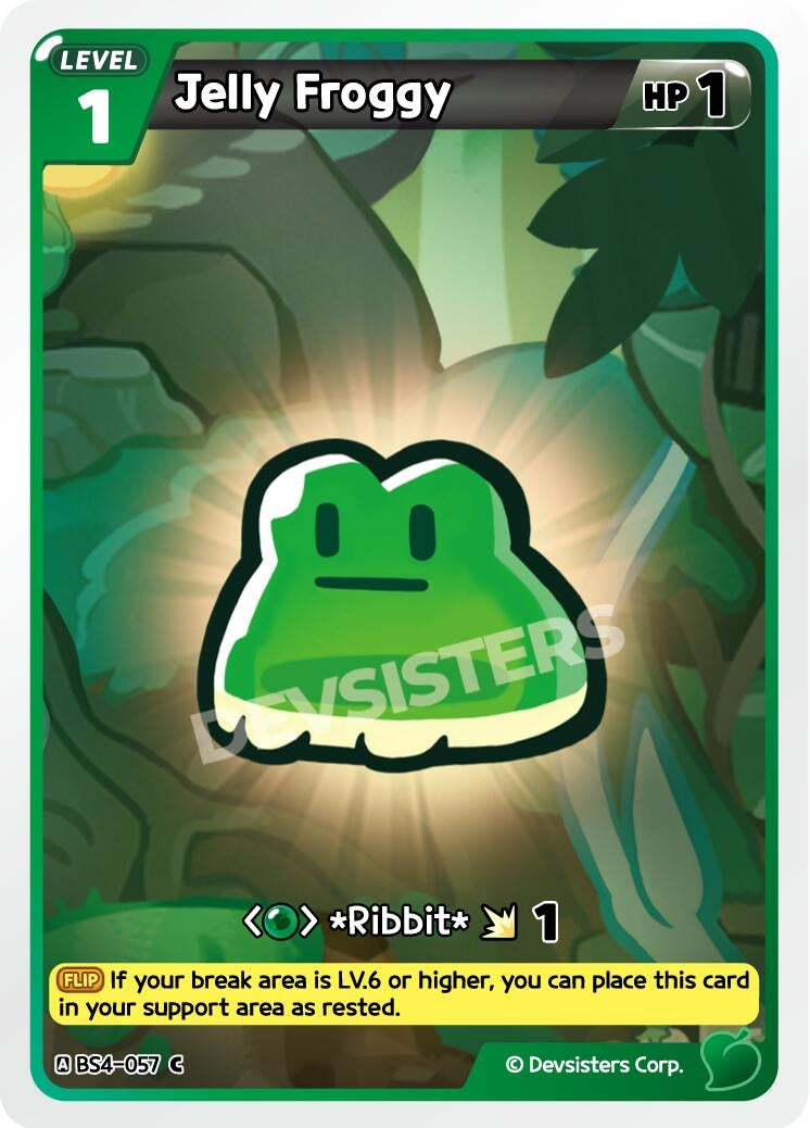 Image for Jelly Froggy (Ver. 1) (BS4-057) (BS3-BS4) - CookieRun: Braverse TCG