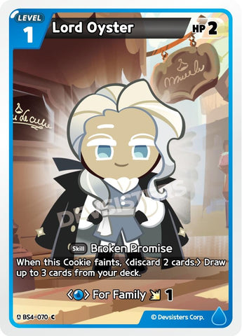 Image for Lord Oyster (BS4-070) (BS3-BS4) - CookieRun: Braverse TCG