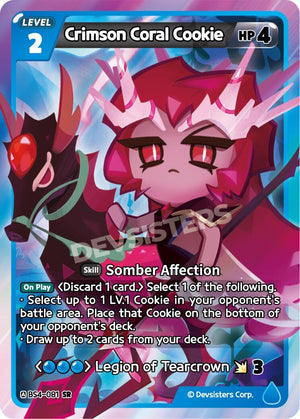 Image for Crimson Coral Cookie (BS4-081) (BS3-BS4) - CookieRun: Braverse TCG