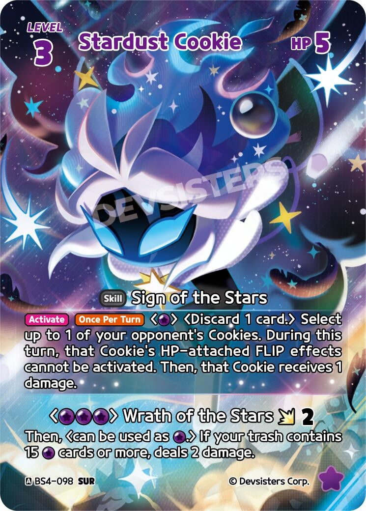 Image for Stardust Cookie (098) (SUR) (BS4-098) (BS3-BS4) - CookieRun: Braverse TCG