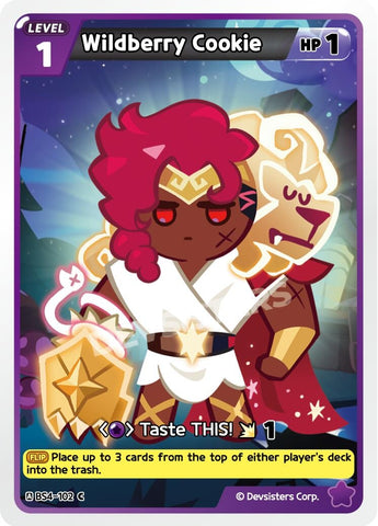 Image for Wildberry Cookie (102) (BS4-102) (BS3-BS4) - CookieRun: Braverse TCG