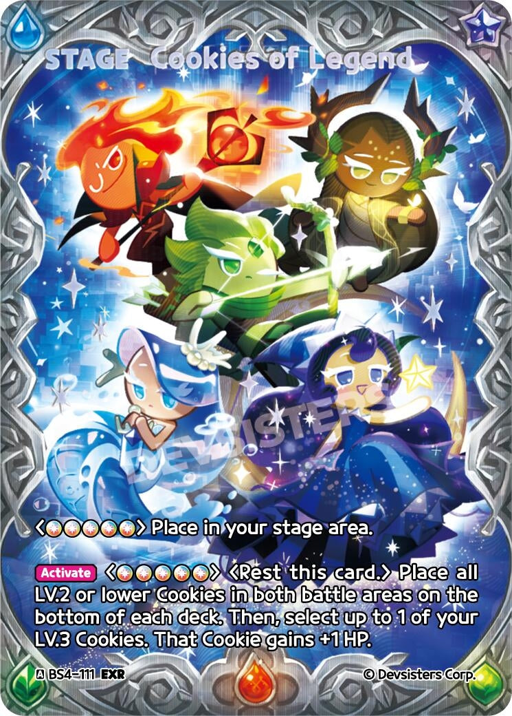 Image for Cookies of Legend (EXR) (BS4-111) (BS3-BS4) - CookieRun: Braverse TCG