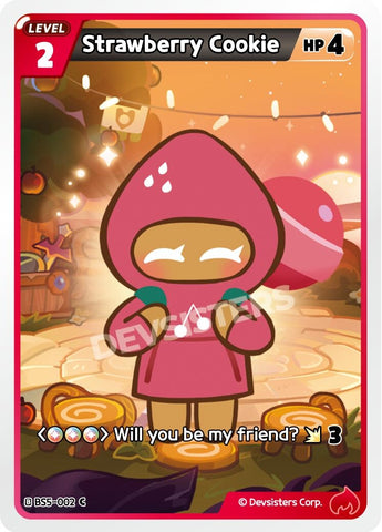 Image for Strawberry Cookie (BS5-002) (BS5-BS7) - CookieRun: Braverse TCG