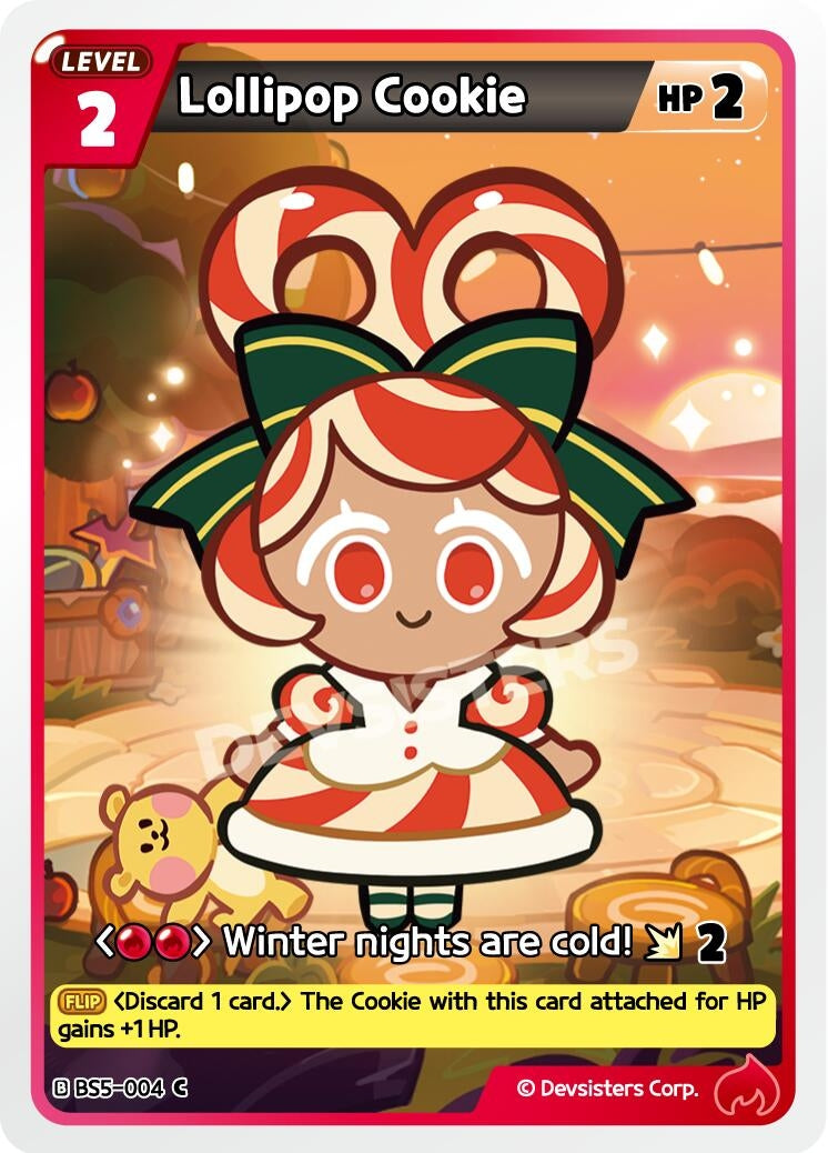 Image for Lollipop Cookie (BS5-004) (BS5-BS7) - CookieRun: Braverse TCG