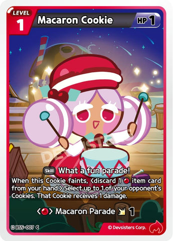 Image for Macaron Cookie (BS5-007) (BS5-BS7) - CookieRun: Braverse TCG