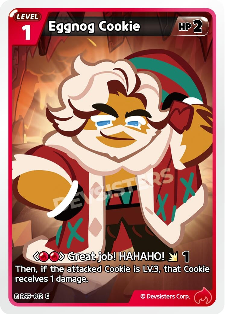 Image for Eggnog Cookie (BS5-012) (BS5-BS7) - CookieRun: Braverse TCG