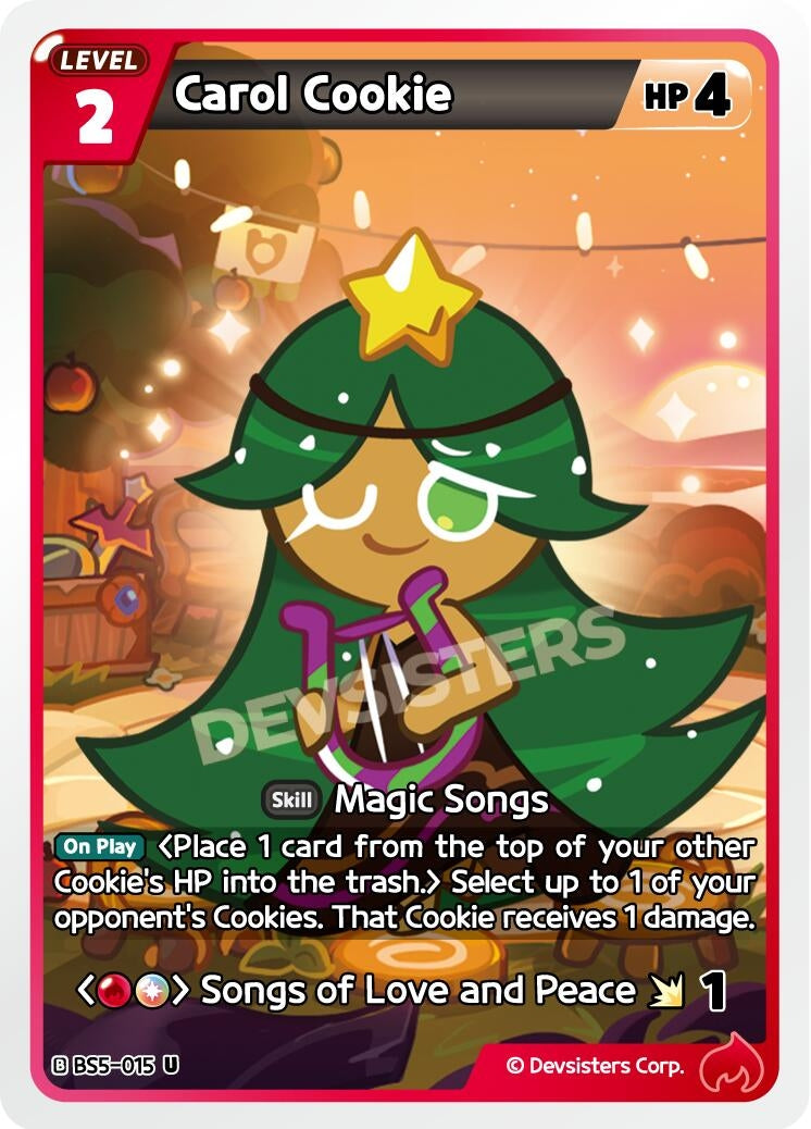 Image for Carol Cookie (BS5-015) (BS5-BS7) - CookieRun: Braverse TCG