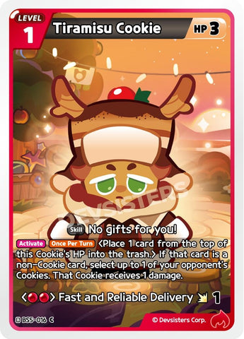 Image for Tiramisu Cookie (BS5-016) (BS5-BS7) - CookieRun: Braverse TCG