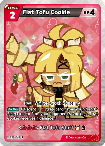 Image for Flat Tofu Cookie (BS5-018) (BS5-BS7) - CookieRun: Braverse TCG