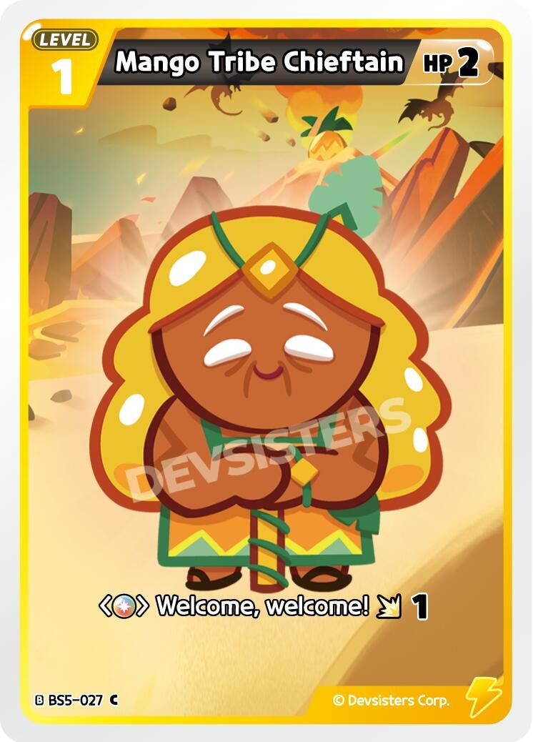 Image for Mango Tribe Chieftain (BS5-027) (BS5-BS7) - CookieRun: Braverse TCG