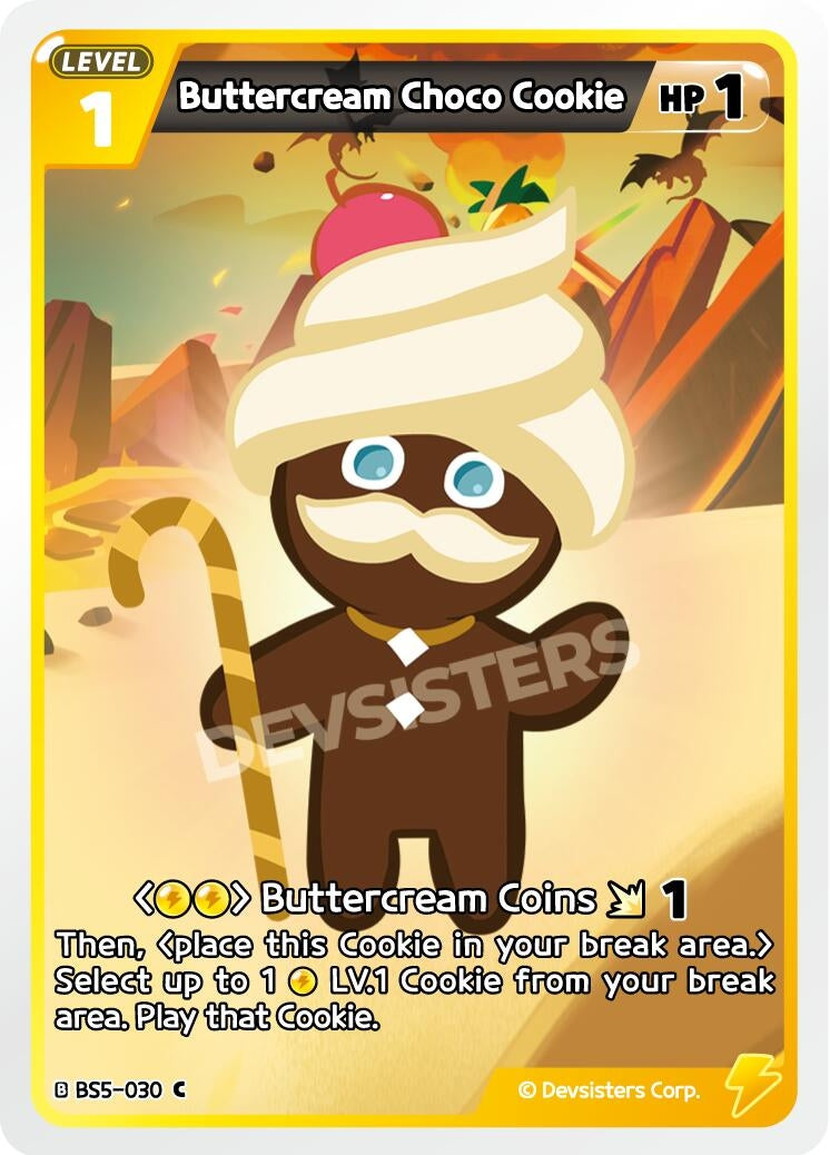 Image for Buttercream Choco Cookie (030) (BS5-030) (BS5-BS7) - CookieRun: Braverse TCG