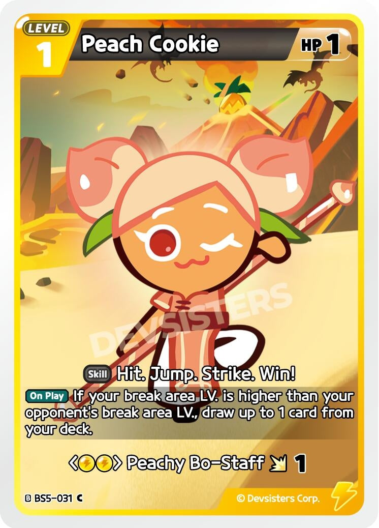 Image for Peach Cookie (BS5-031) (BS5-BS7) - CookieRun: Braverse TCG